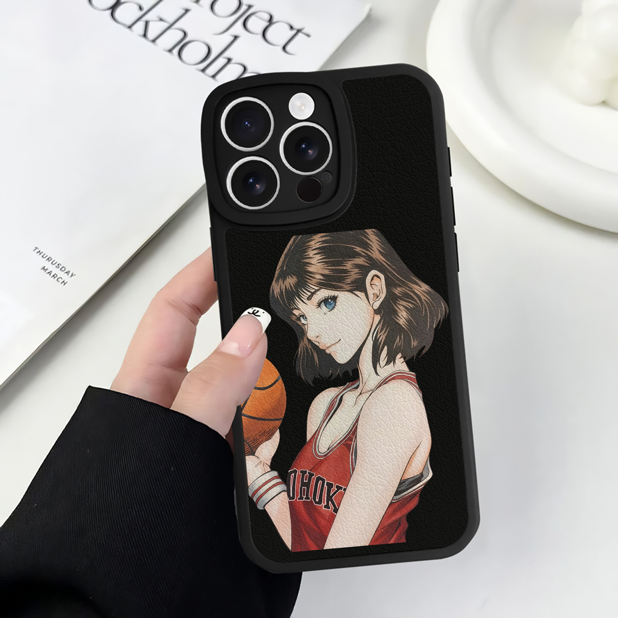 （画像用） SLAM DUNK／スラムダンク 【iPhone 16シリーズ対応】シリコンスマホケース（レザー調） 材質：シリコン